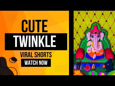 CUTE TWINKLE VIRAL SHORTS 😚 CUTE GANESH SHORTS 😆