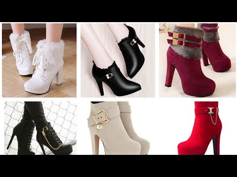 Most Stylish Winter Shoes Designs for Girls. High Heel shoes for girls. STYLE OF LIFE