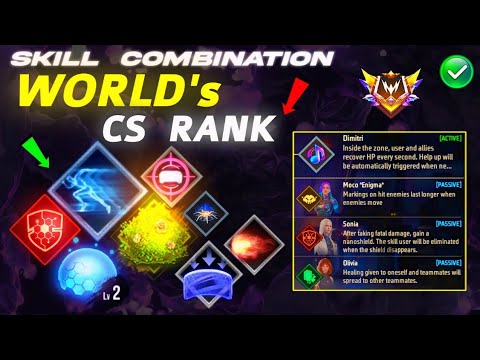 World CS rank Combination 2024 | Best character combination | CS rank combination 2024