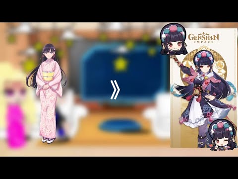 my happy marriage react to miyo as Yunjin|genshin impact|[🇺🇸/🇧🇷]|gacha club