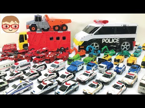 Transform Car Toy for Kids VooV Police car,Fire truck,ambulance,