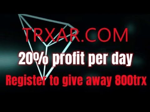 【TRXAR.com】Activation reward 800trx, 2022 earning project, daily income 20%