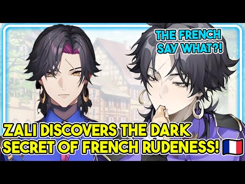 Zali Discovers the Secret Behind the Rude French Stereotype!【NIJISANJI EN CLIP| Vezalius Bandage】