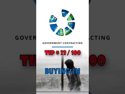 What is a Buying-in? | Win Government Contracts #governmentcontracting #business #smallbusiness