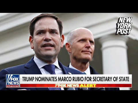 Trump officially taps Marco Rubio to be secretary of state