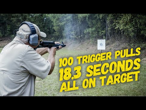 100 Pulls of the trigger....18.3 Seconds