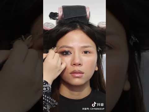 Glitter Eye × Asian Makeup Transformation