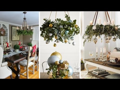 Charming Christmas Chandelier Decor Ideas