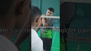 Excuse player in badminton #badminton #viral #shorts