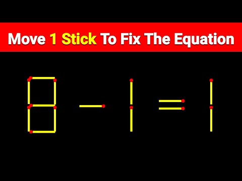 If you are genius solve this || Matchstick puzzle || Ep : 45