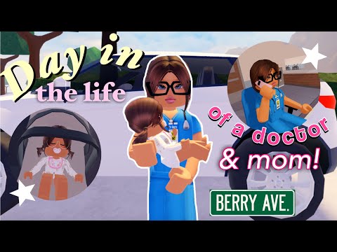 Day in the Life of a Doctor & Mom | Roblox Berry Avenue Roleplay