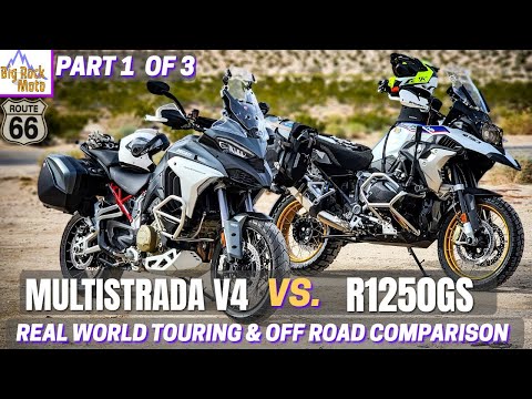 Ducati Multistrada V4 vs. BMW R1250GS | Battle of the Giants (Part 1 of 3)