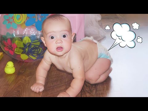 Try Not To Laugh with Funny Baby Fart Moments - Cute Baby Videos