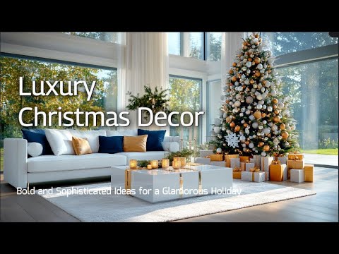 Luxury Christmas Decor: Bold and Sophisticated Ideas for a Glamorous Holiday