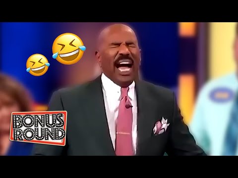 HILARIOUS Family Feud Answers With STEVE HARVEY! PART 1