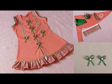 Latest and very beautiful baby frock design || new frock design 2024 cutting and stitching