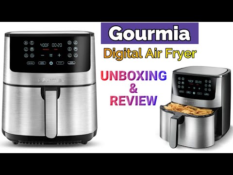 Gourmia Digital Air Fryer Unboxing & Review 2020 | How To Use Gourmia Air Fryer