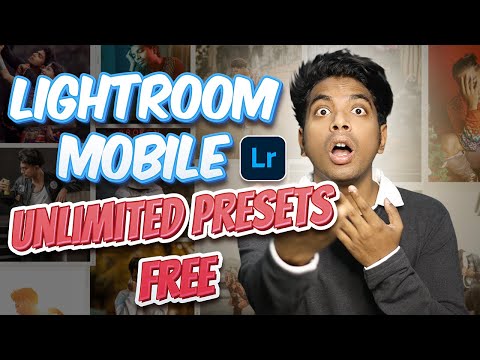 UNLIMITED PRESETS FOR LIGHTROOM MOBILE FREE | PRANAV PG #lightroom #tutorial #photoediting