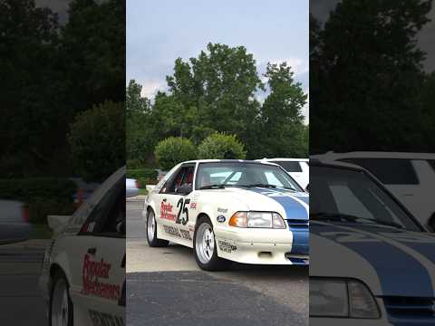 Race car on the streets of Detroit Saleen!! #foxbodymustang #fordmustang #racecar