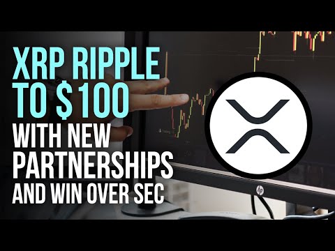 XRP Ripple To $100 with New Partnership 💵💵 #shorts