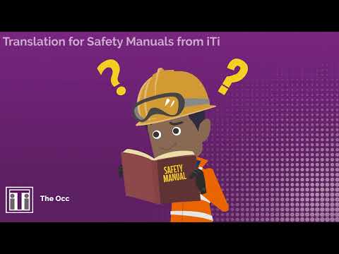 Translation for Safety Materials from iTi