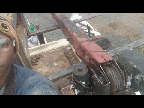 2403PRX Auto Crane Install Part 1 #crane #mechanic #commercial