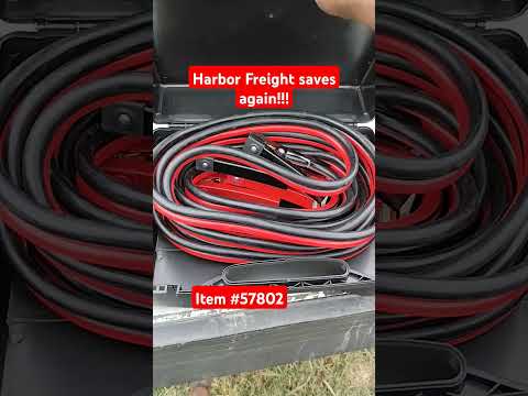 Biggest Jumper Cables I Own #harborfreight #shorts #toolreview