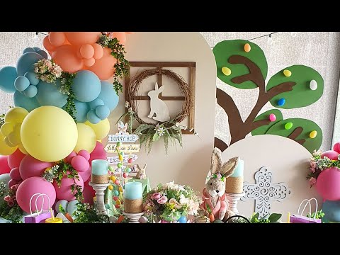 Easter Decoration | Easter Balloon Garland | Easter Setup | Balloons