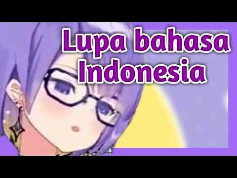 Keseringan belajar bahasa Jepang Moona lupa bahasa sendiri [Hololive Subindo]