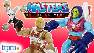 Masters of the Universe Flying Fists He-Man and Terror Claws Skeletor Deluxe Figure Sets Review!