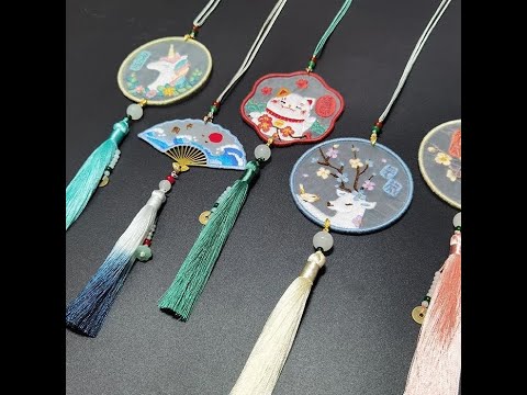 Handmade embroidery Lucky charm worldwide shipping  [TikTok China]