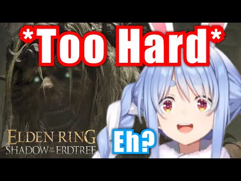 Elden Ring DLC Is Too Hard For Pekora..【Hololive/Usada Pekora】