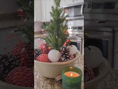 COZY CHRISTMAS KITCHEN 2024 #christmasdecor  #christmasdecorating #christmas2024 #cozychristmas