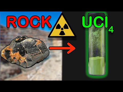 Making Uranium Tetrachloride out of my Rock