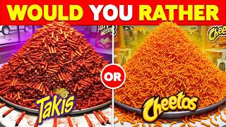 Would You Rather...? Junk Food & Snacks Edition 🍔🍟🍕