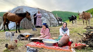 Exploring Iran's Nomadic Lifestyle: Milking Cows And Making Butter On The Grasslands