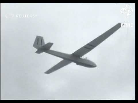 Prince Philip Duke of Edinburgh opens National Gliding Championships (1957)