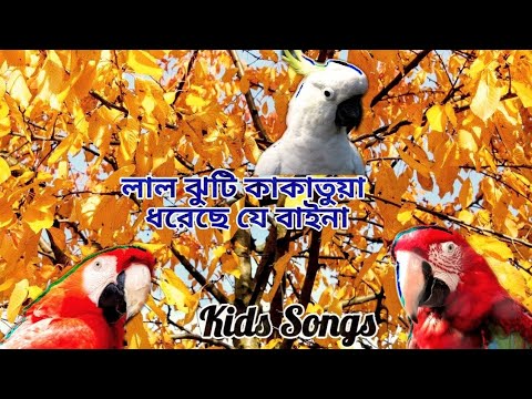 #Lal Jhuti Kakatua I Lal Jhuti Kakatua Gaan I#bengalikidssongs I#Bengali Rhymes Songs #rhymesforkids