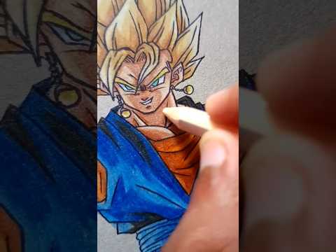 Super Vegito drawing #drawing #pencildrawing  #dragonball #anime #shorts  #vegito #viral