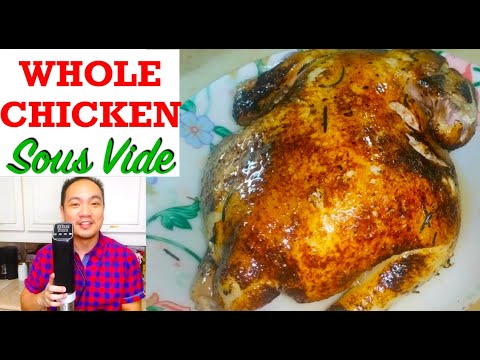 COOKING A WHOLE CHICKEN SOUS VIDE | HOLIDAY ROAST 2020🎄🍗