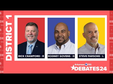 Election 2024:  Arkansas PBS Debates - U.S. District 1 + Press Conferences