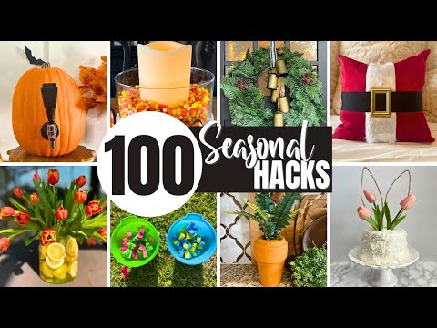 100 Genius HOME HACKS For Every Season! (NEW)