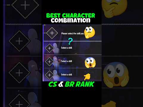 [ Top 5 ] Best Character Combination For Free fire 🔥[ Cs/Br Rank] Best Character Skill 😱 For Rusher