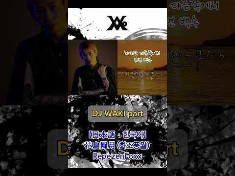 【한국어/日本語】花鳥風月(화조풍월)/RepezenFoxx #レペゼン #DJ脇 #일본가수 #일본노래 #일본남자 #후쿠오카  #fukuoka #hakata #하카타 #일본어 #한국어