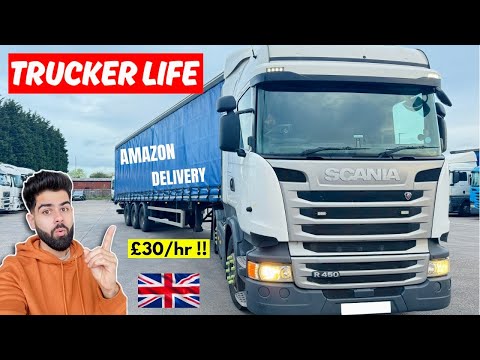 A Day in The Life of a Truck Driver in UK🇬🇧 | Trucker Life in UK | Truck Drivers Jobs in UK