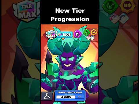 New Tier Progression!👀 #brawlstars #brawltalk #shorts #sneakpeeks #trophyrework