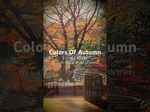 A Window to Autumn: Where Every Sip is Accompanied by the #GentleWhispers of #Nature and #JazzMusic