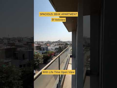 3Bhk Apartment With Life Time Open View | Vadodara | 9265081128 #viral #shorts