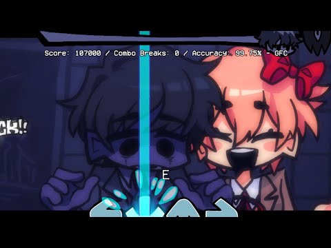 Behind You but MC and Sayori (?) Sings it [FNF DDLC Reskin | Funk Space]