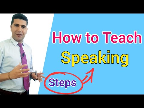 How to Teach Speaking  |  Steps to make a Lesson Plan